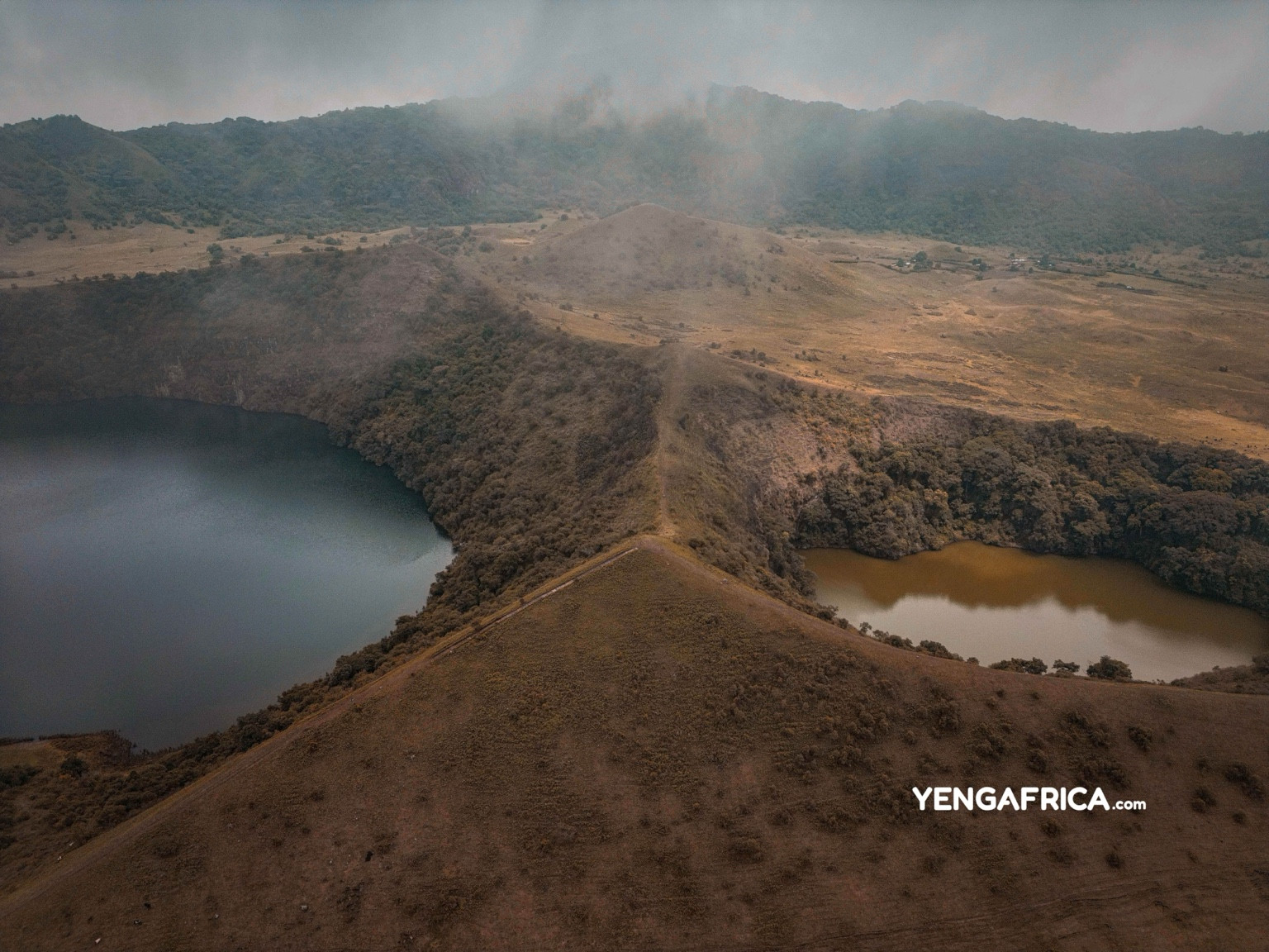Muanengouba twin lakes in Bangem